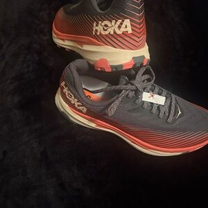 HOKA women gray Running Shoes